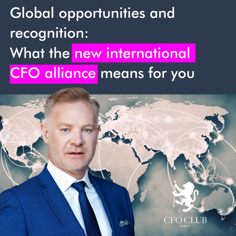 Global opportunities and recognition What the new international CFO